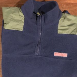Vineyard Vines blue pullover fleece